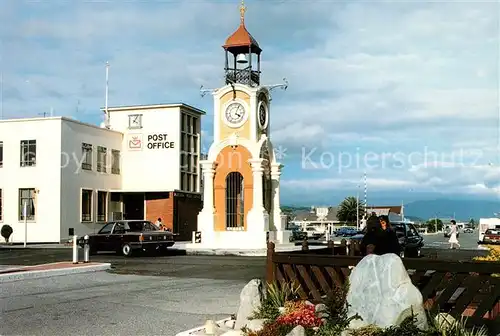 AK / Ansichtskarte Westland Neuseeland Hokitika Clock Tower and Post Office