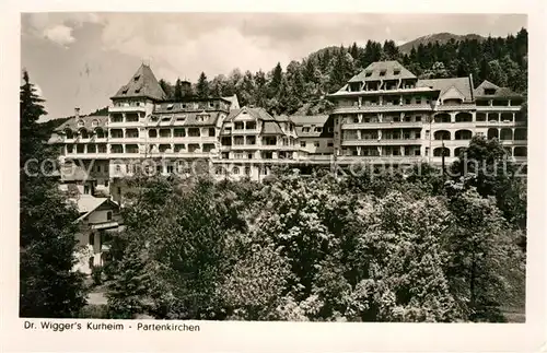 AK / Ansichtskarte Partenkirchen Dr. Wiggers Kurheim Kat. Garmisch Partenkirchen