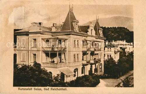 AK / Ansichtskarte Bad Reichenhall Kuranstalt Salus Kat. Bad Reichenhall