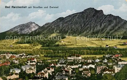 AK / Ansichtskarte Bad Reichenhall mit Stauffen und Zwiesel Kat. Bad Reichenhall