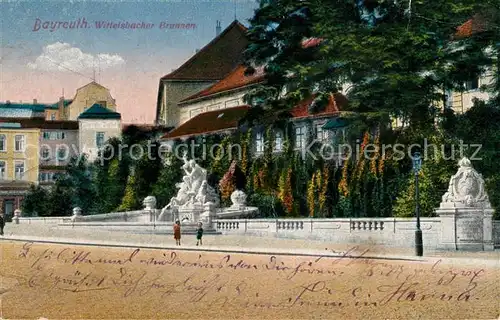 AK / Ansichtskarte Bayreuth Wittelsbacher Brunnen Kat. Bayreuth