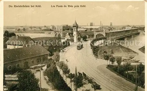 AK / Ansichtskarte Kehl Rhein Les Ponts du Rhin  Kat. Kehl