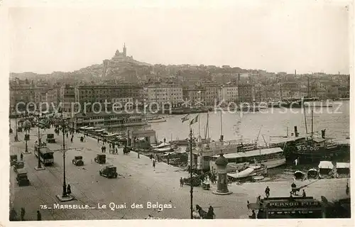 AK / Ansichtskarte Marseille Bouches du Rhone Le Quai des Belges