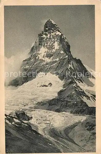 AK / Ansichtskarte Zermatt VS mit Matterhorn Kat. Zermatt