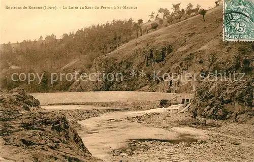 AK / Ansichtskarte Roanne Loire La Loire au Saut du Perron a St Maurice Kat. Roanne