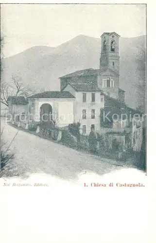 AK / Ansichtskarte Castagnola Cassarate Chiesa Kat. Castagnola