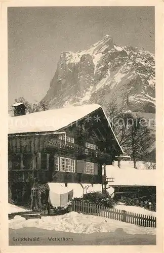 AK / Ansichtskarte Grindelwald Wetterhorn Kat. Grindelwald