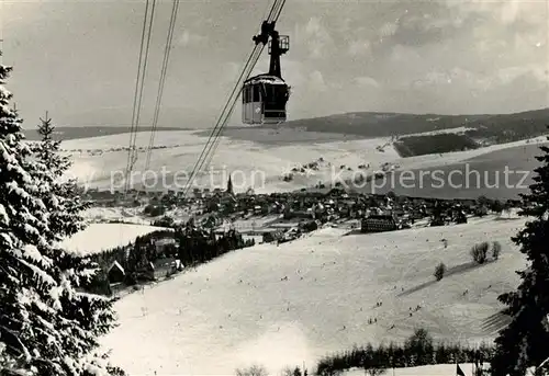 AK / Ansichtskarte Seilbahn Fichtelberg Oberwiesenthal  Kat. Bahnen