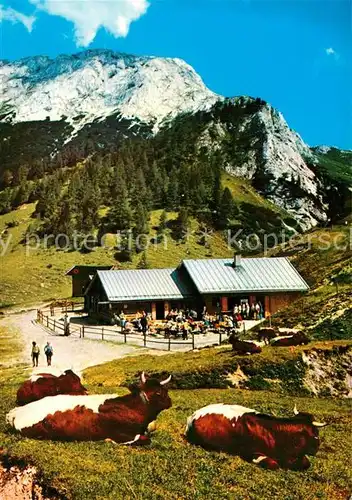 AK / Ansichtskarte Berchtesgaden Mitterkaser mit Hohem Brett Kat. Berchtesgaden