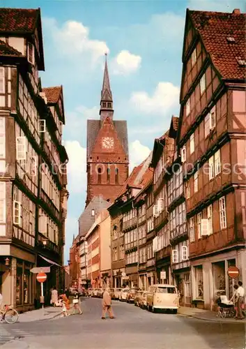 AK / Ansichtskarte Hannover Kramerstrasse mit Marktkirche Kat. Hannover