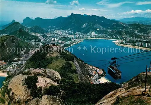 AK / Ansichtskarte Rio de Janeiro Vista panoramica do alto do Pao de Acucar Kat. Rio de Janeiro