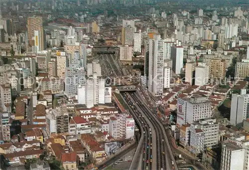 AK / Ansichtskarte Sao Paulo Vista aerea Elevado Costa e Silva Kat. Sao Paulo