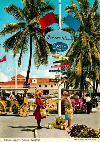 AK / Ansichtskarte Nassau Bahamas Rawson Square