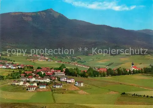 AK / Ansichtskarte Lam Oberpfalz Panorama mit Blick zum Osser Bayerischer Wald Kat. Lam