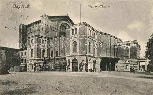 AK / Ansichtskarte Bayreuth Wagner Theater Festspielhaus Kat. Bayreuth