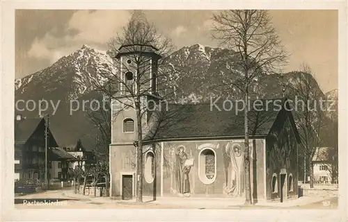 AK / Ansichtskarte Partenkirchen Kirchenpartie Kat. Garmisch Partenkirchen