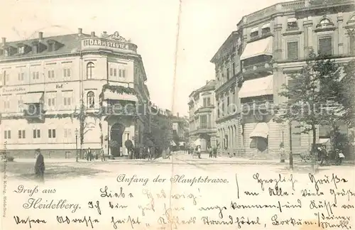 AK / Ansichtskarte Heidelberg Neckar Hauptstrasse Kat. Heidelberg