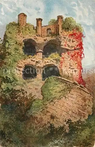 AK / Ansichtskarte Heidelberg Neckar geprengter Turm im Schloss Kat. Heidelberg