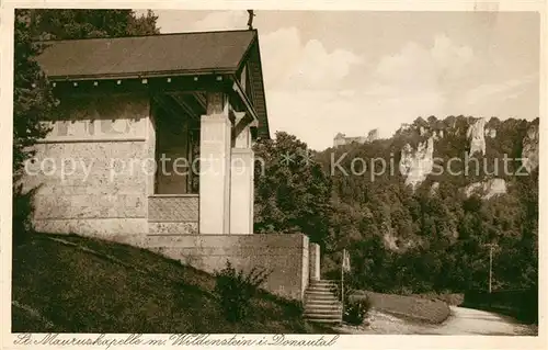 AK / Ansichtskarte Donautal St. Mauruskapelle mit Wildenstein Kat. Ulm