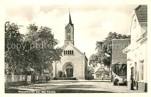 AK / Ansichtskarte Hesselhurst Kirchenpartie Kat. Willstaett