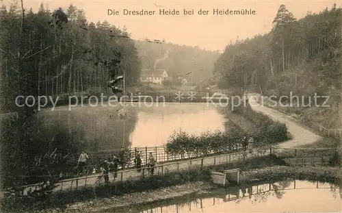 AK / Ansichtskarte Dresden Heide bei der Heidemuehle Kat. Dresden Elbe