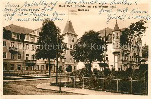 AK / Ansichtskarte Bad Rothenfelde Kurhaus Kat. Bad Rothenfelde