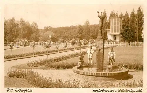 AK / Ansichtskarte Bad Rothenfelde Kinderbrunnen und Wittekindsprudel Kat. Bad Rothenfelde