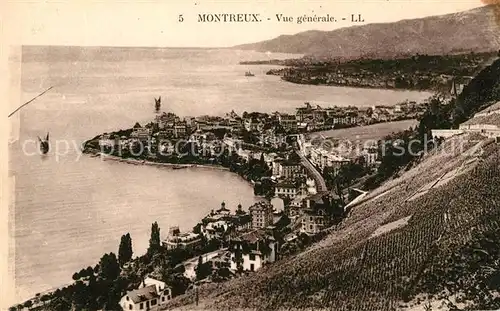 AK / Ansichtskarte Montreux VD Vue generale Kat. Montreux
