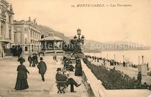 AK / Ansichtskarte Monte Carlo Les Terrasses Kat. Monte Carlo