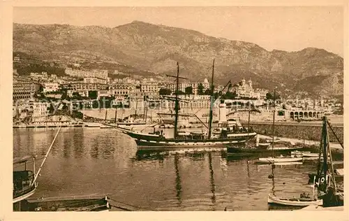 AK / Ansichtskarte Monaco Vue generale du Port et de Monte Carlo Kat. Monaco