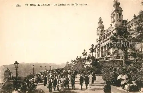 AK / Ansichtskarte Monte Carlo Le Casino et les Terrasses Kat. Monte Carlo