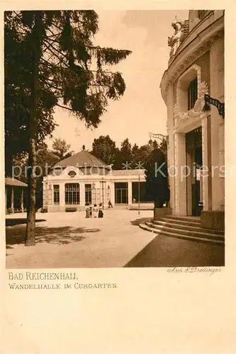 AK / Ansichtskarte Bad Reichenhall Wandelhalle im Churgarten Kat. Bad Reichenhall