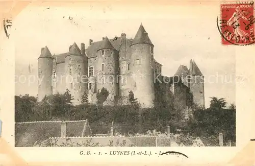 AK / Ansichtskarte Luynes Indre et Loire Le Chateau