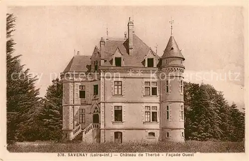AK / Ansichtskarte Savenay Chateau de Therbe Facade Ouest Kat. Savenay