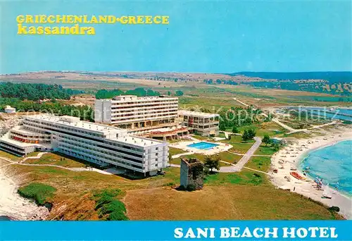 AK / Ansichtskarte Kassandra Cassandra Sani Beach Hotel Fliegeraufnahme Kat. Chalkidiki Halkidiki
