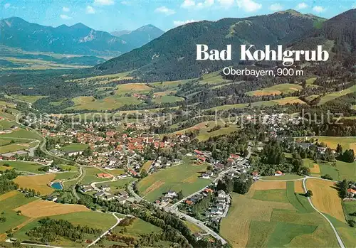 AK / Ansichtskarte Bad Kohlgrub Moorheilbad gegen Loisachtal Alpenpanorama Fliegeraufnahme Kat. Bad Kohlgrub