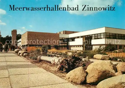 AK / Ansichtskarte Zinnowitz Ostseebad Meerwasserhallenbad Feriendienst der IG Wismut