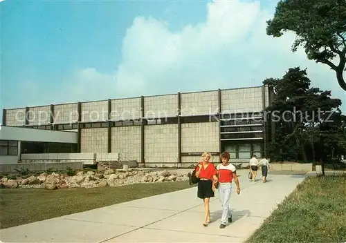 AK / Ansichtskarte Zinnowitz Ostseebad Meerwasserhallenbad Feriendienst der IG Wismut