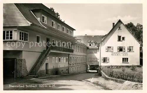 AK / Ansichtskarte Bad Sulzbach Thermalbad Kat. Lautenbach