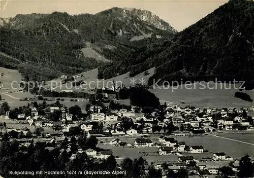 AK / Ansichtskarte Ruhpolding Panorama mit Hochfelln Kat. Ruhpolding