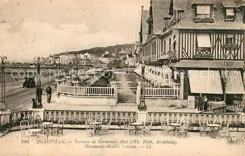 AK / Ansichtskarte Deauville Terrasse de Normandy Hotel Kat. Deauville