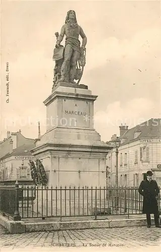AK / Ansichtskarte Chartres Eure et Loir Statue de Marceau Kat. Chartres