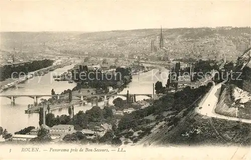 AK / Ansichtskarte Rouen Panorama pris de Bon Secours Kat. Rouen