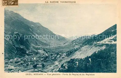 AK / Ansichtskarte Modane Vue generale Forts du Replat et du Replaton Kat. Modane