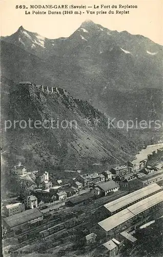 AK / Ansichtskarte Modane Gare Le Fort du Replaton La Pointe Doran Vue prise du Replat Kat. Modane