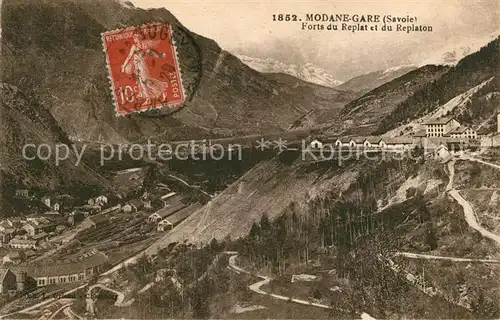 AK / Ansichtskarte Modane Gare Forts du Replat et du Replaton Kat. Modane