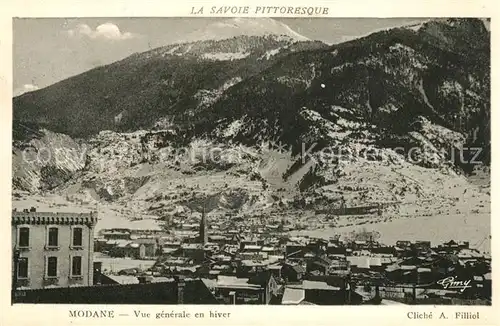 AK / Ansichtskarte Modane Vue generale en hiver Kat. Modane