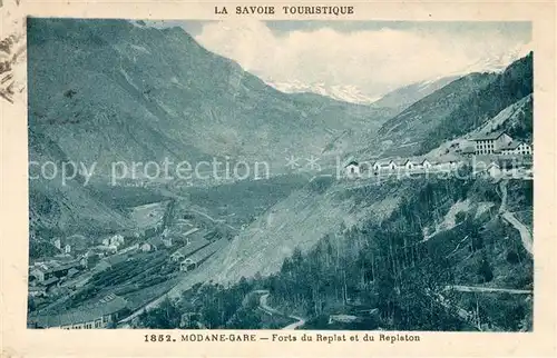 AK / Ansichtskarte Modane Gare Forts du Replat et du Replaton Kat. Modane