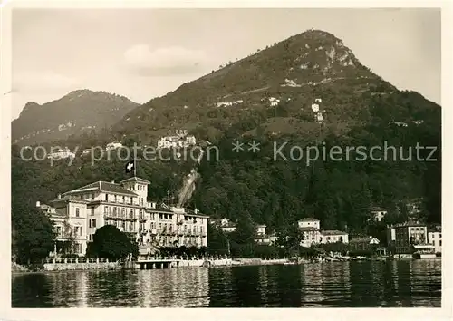 AK / Ansichtskarte Cassarate Lugano TI Strandhotel Seegarten Kat. Lugano