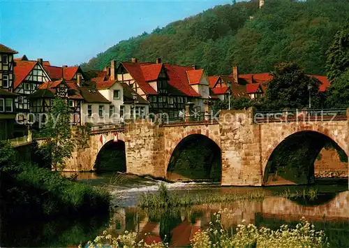 AK / Ansichtskarte Hann. Muenden Werrabruecke Kat. Hann. Muenden